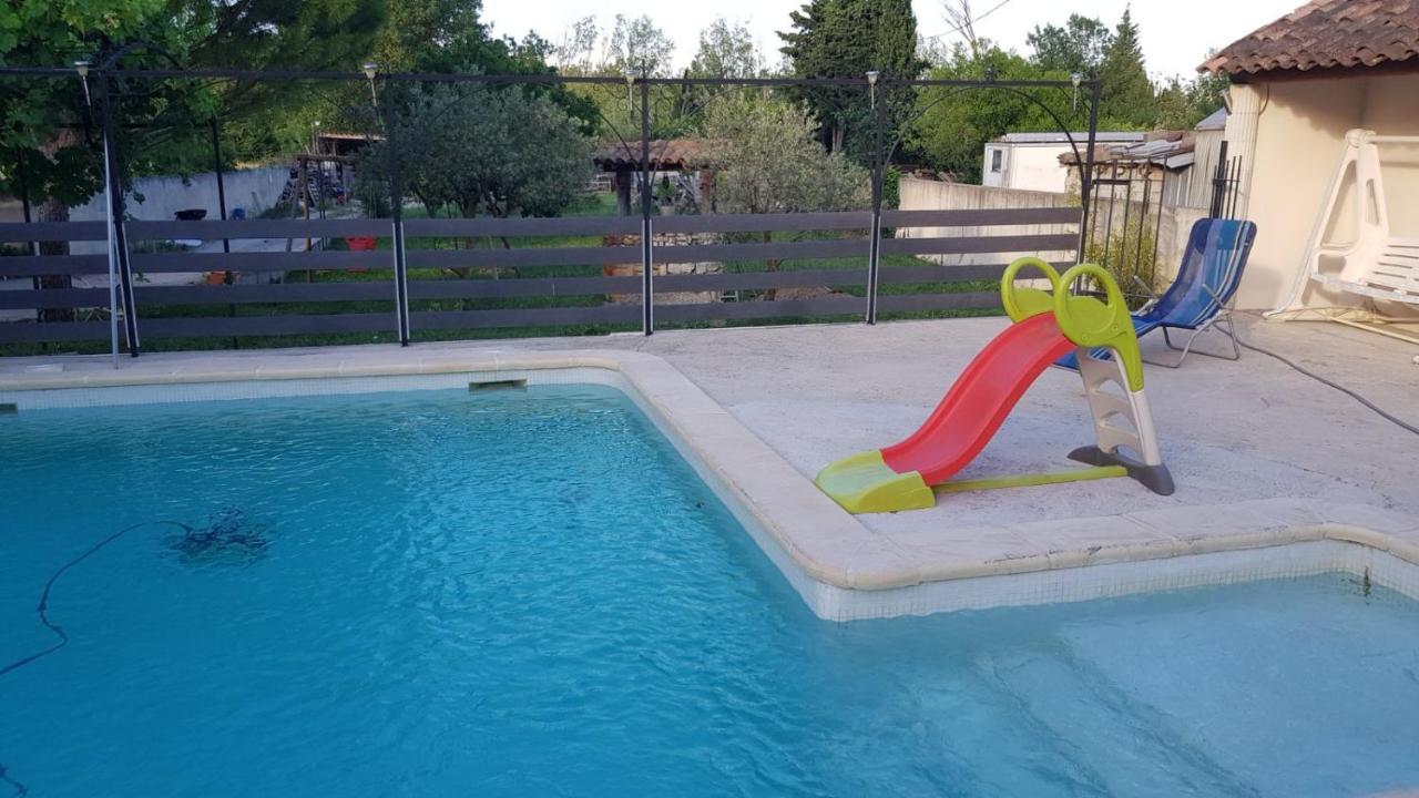 Charmante Maison Climatisee Vedene - Avignon Avec Piscine Экстерьер фото