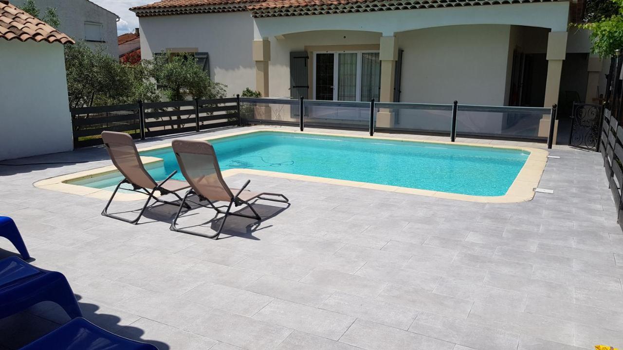 Charmante Maison Climatisee Vedene - Avignon Avec Piscine Экстерьер фото
